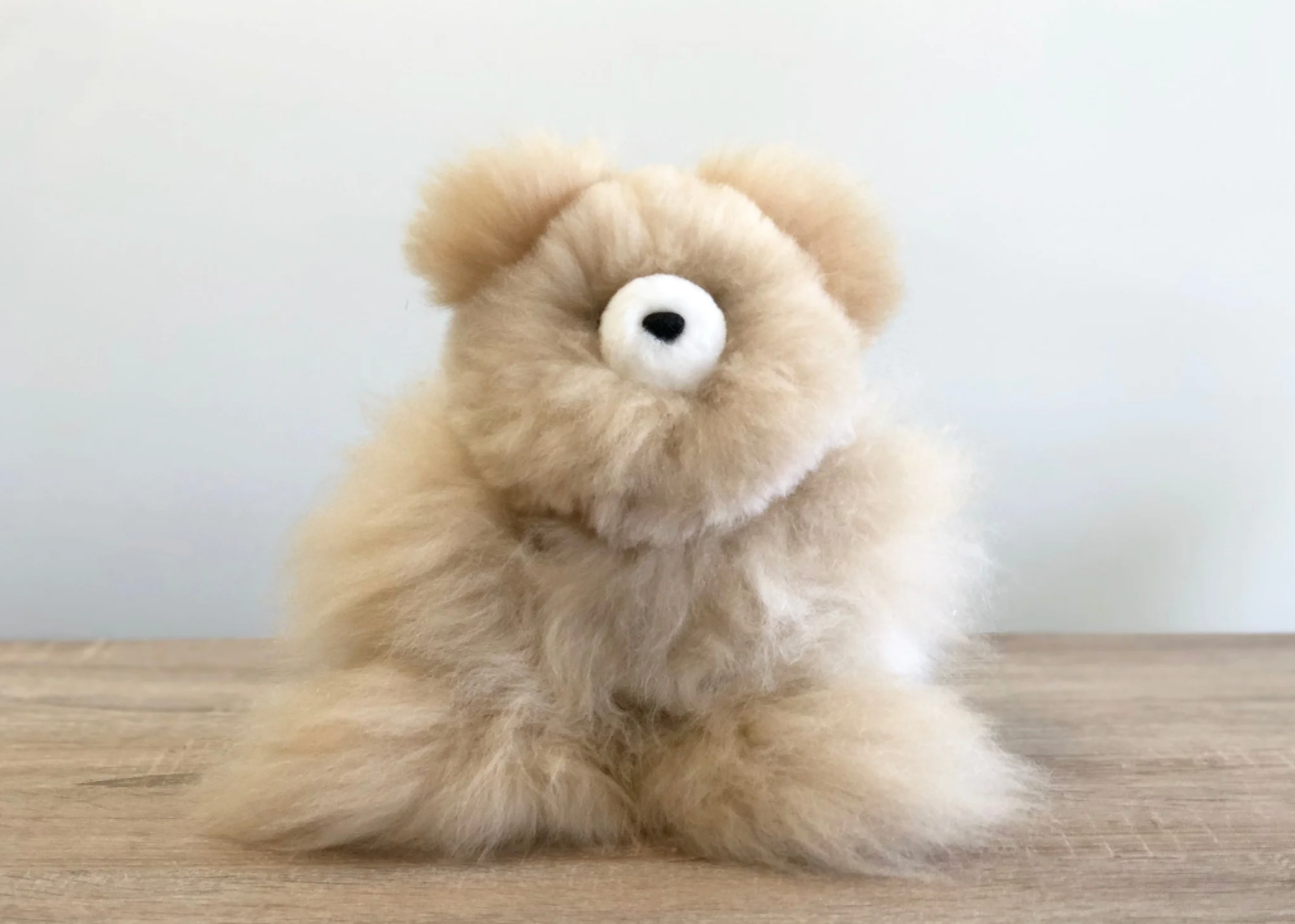 15" Alpaca Stuffed Bear