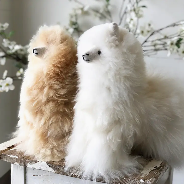 12" Stuffed Alpaca