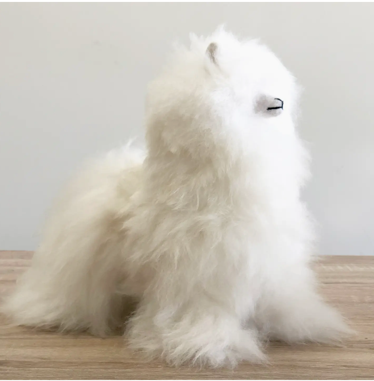 12" Stuffed Alpaca